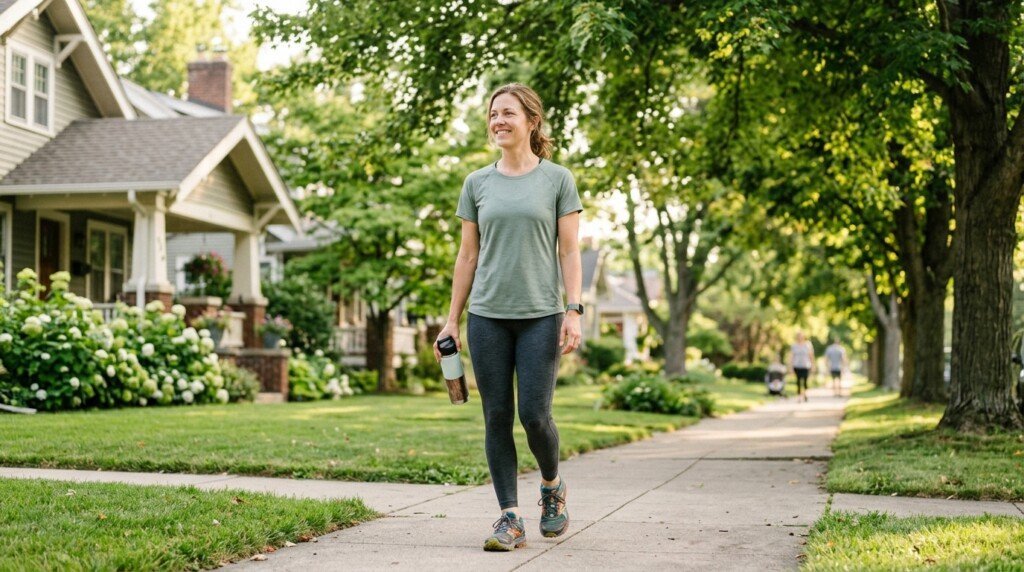 Morning Routine for Insulin Resistance with walking after breakfast