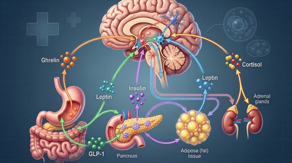 Hormones that control hunger and fullness