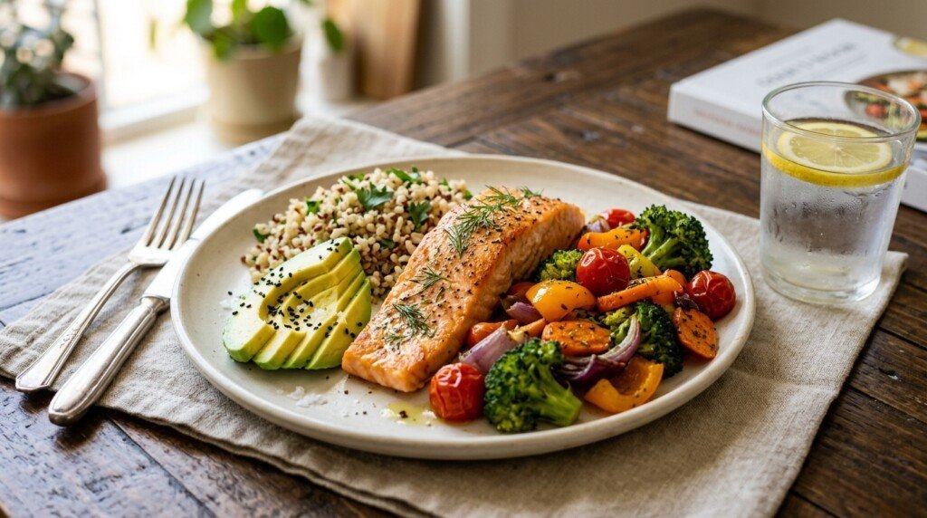 Balanced meal that keeps you full longer