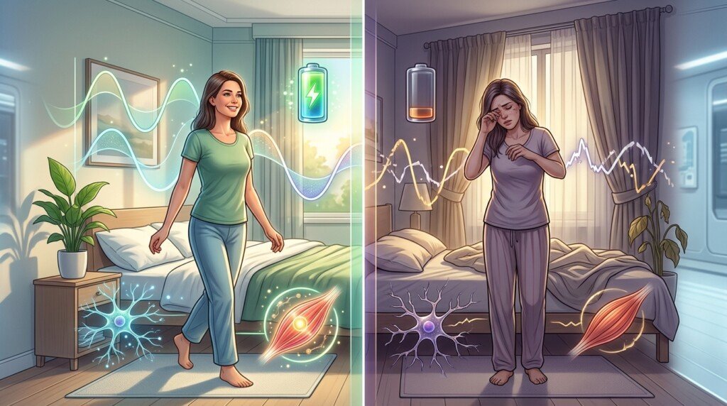 Balanced sleep duration for overall health