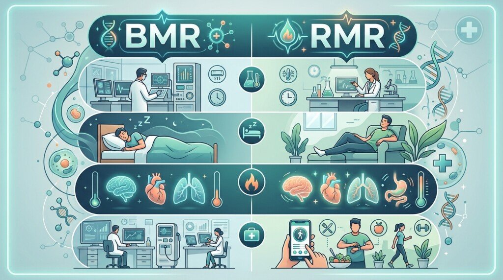 BMR vs RMR side-by-side differences
