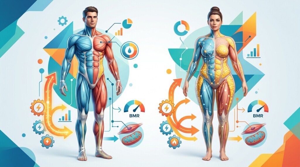Male vs Female Metabolism and body composition