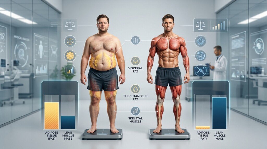 Body fat percentage provides better body composition insight
