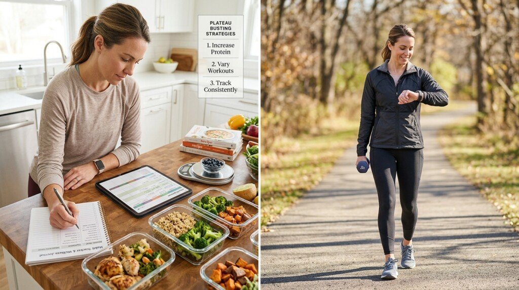 Healthy strategies to break a weight loss plateau