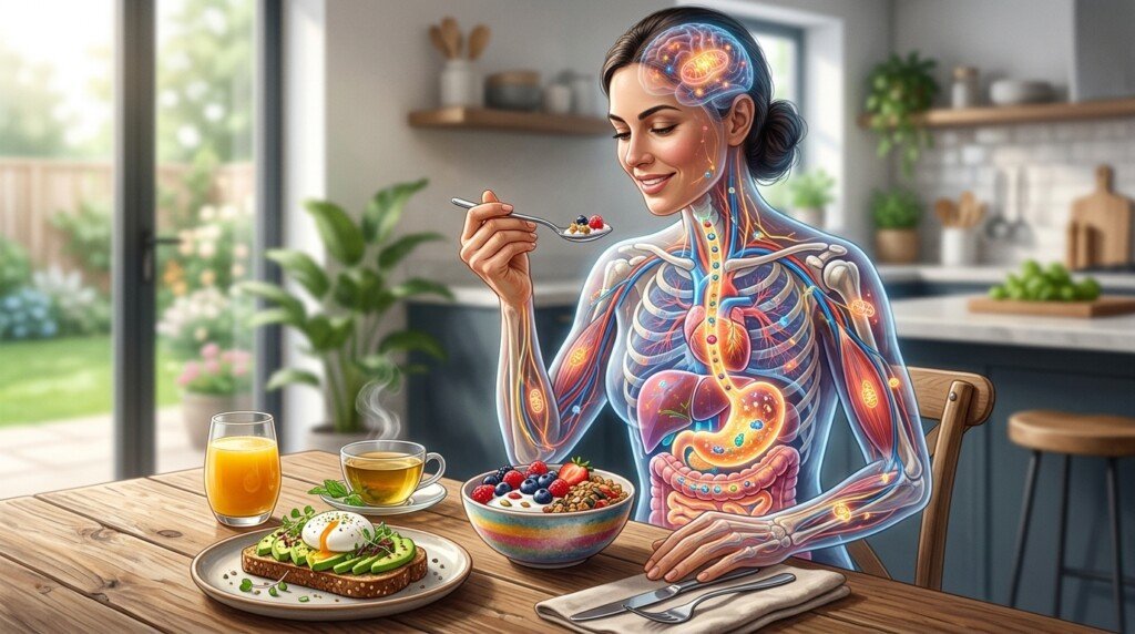Meal Timing and Metabolism with a healthy breakfast