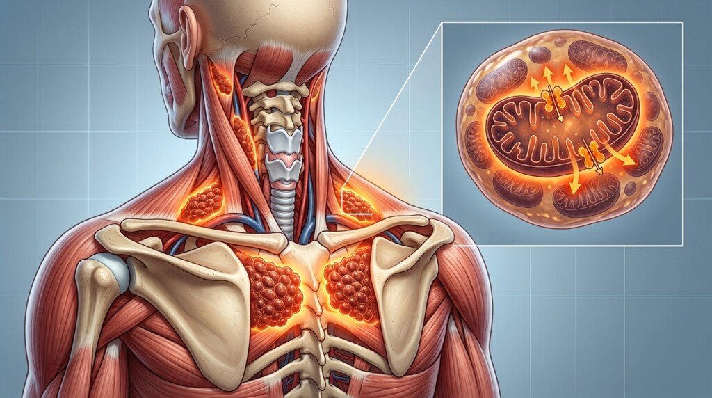 Brown adipose tissue in the human body