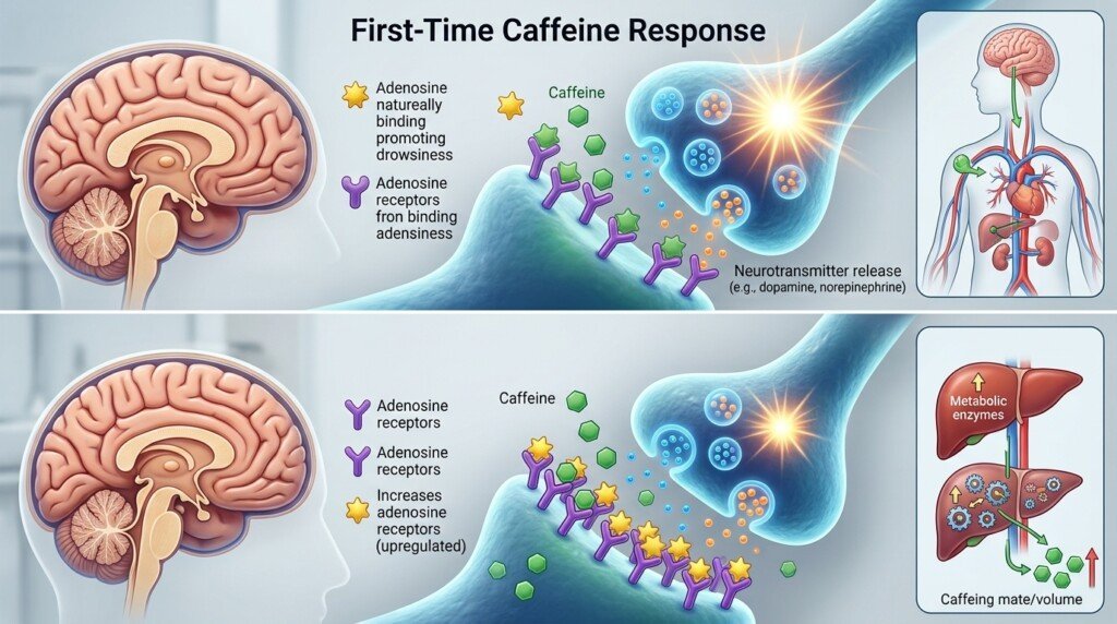 Coffee and Metabolism showing caffeine tolerance over time