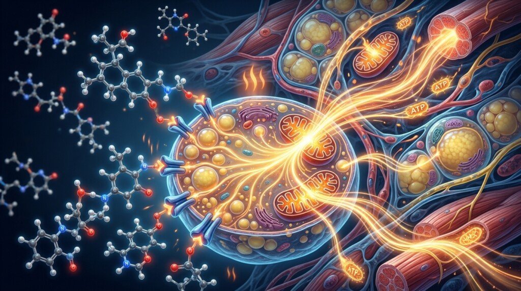 Capsaicin and Metabolism showing the body's response to spicy foods