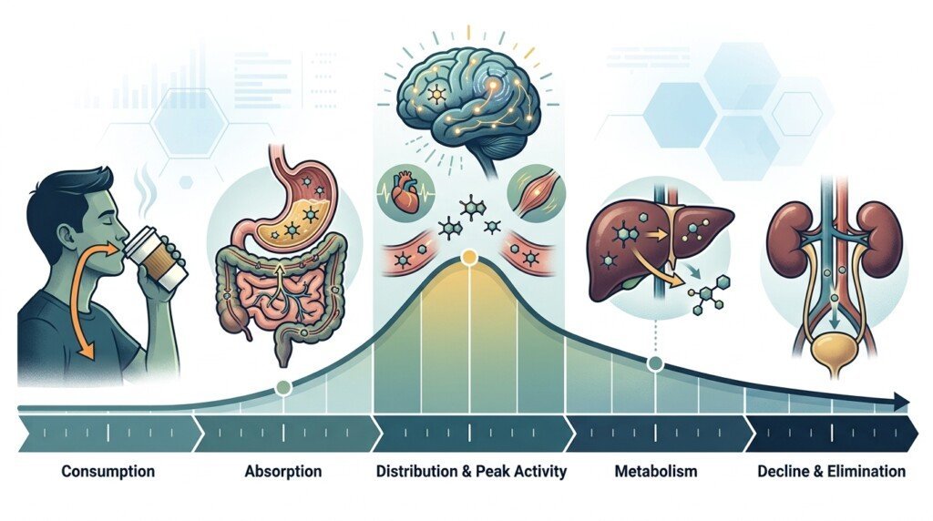 Coffee and Metabolism showing temporary metabolic effects