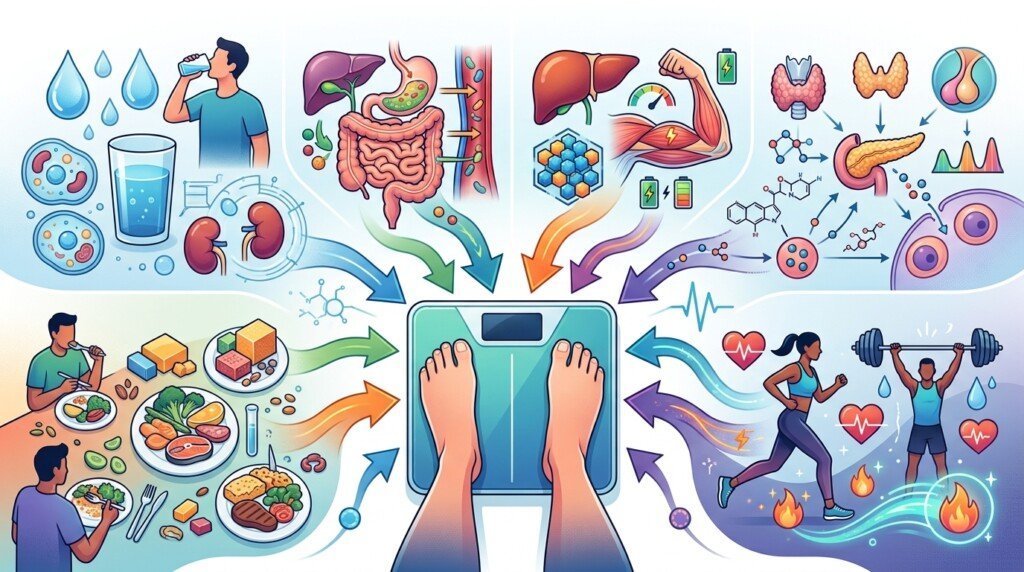 Reasons body weight changes every day