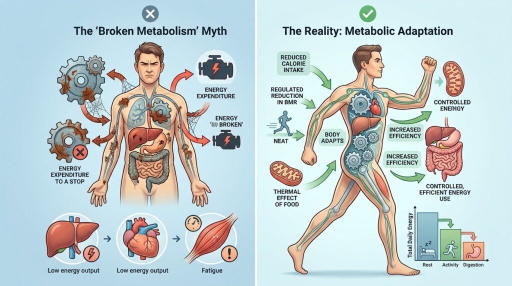 How to Fix a Damaged Metabolism by understanding metabolic adaptation