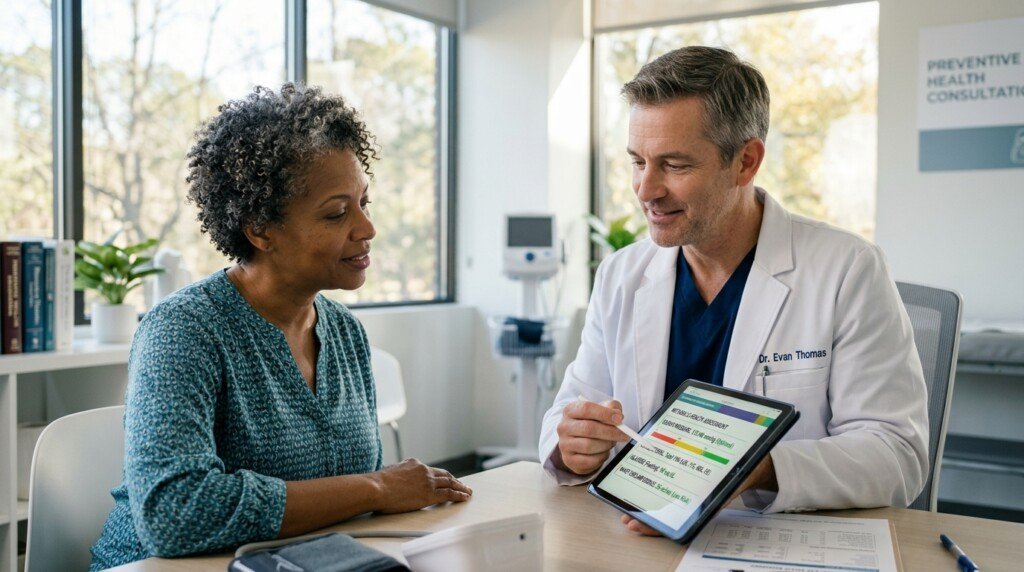 Metabolic Health Test results reviewed by a healthcare professional