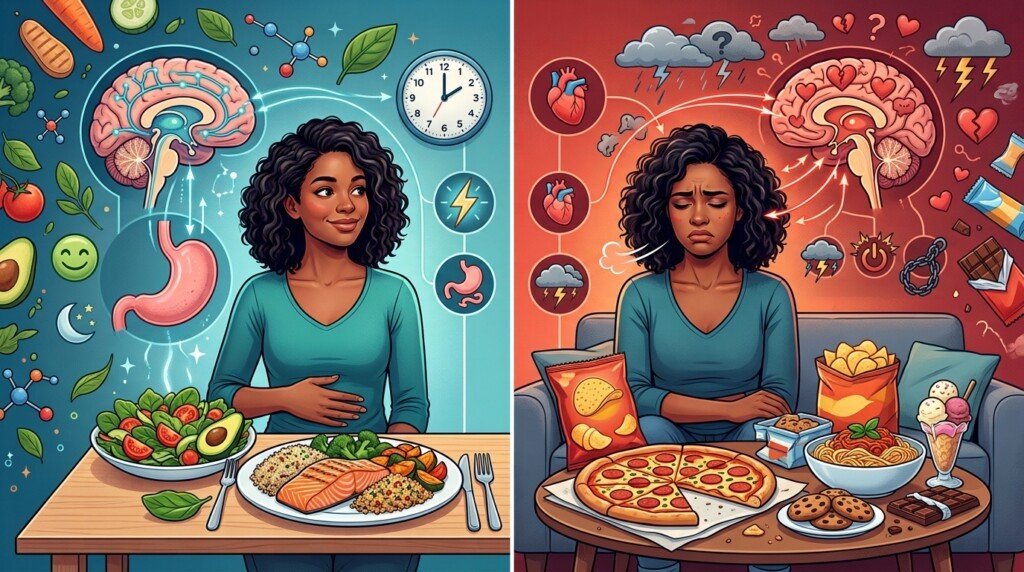 Comparison of emotional hunger vs physical hunger