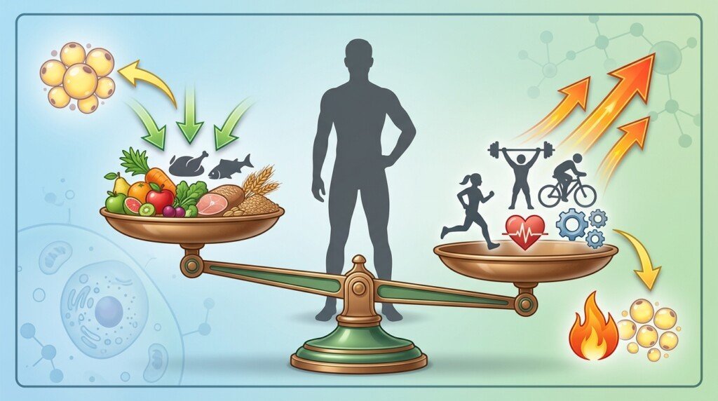 Why a Calorie Deficit Causes Weight Loss energy balance