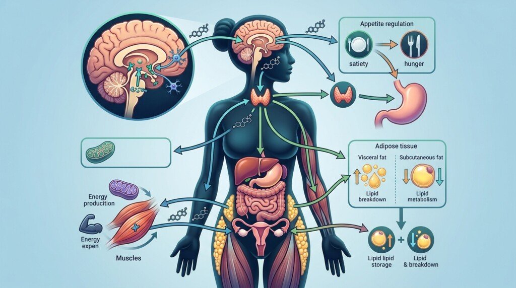 How estrogen affects body weight