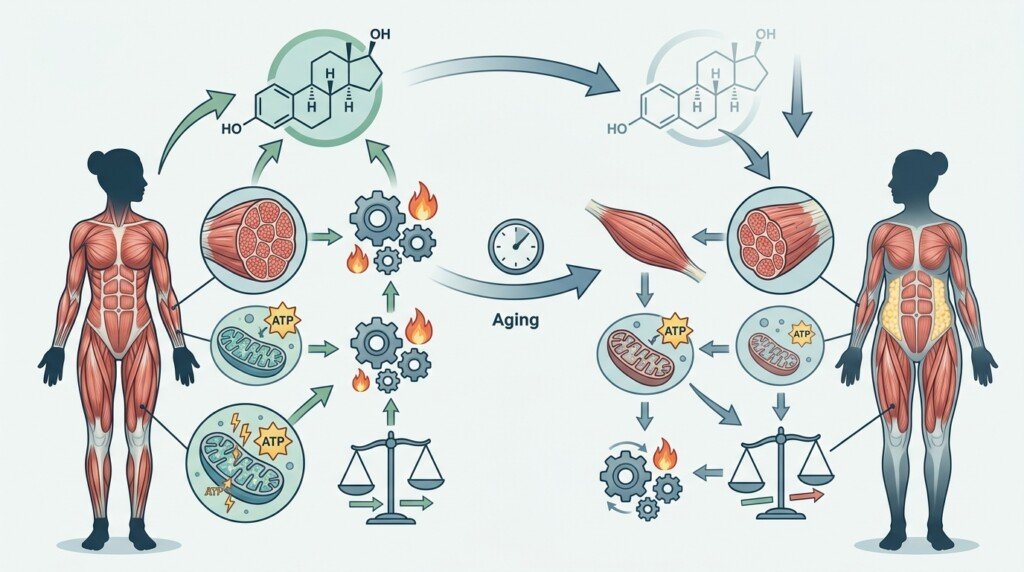 Estrogen's role in metabolism