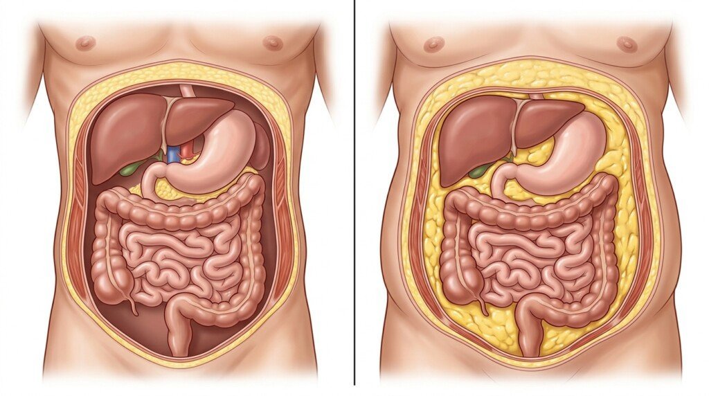 Effects of excess body fat on health