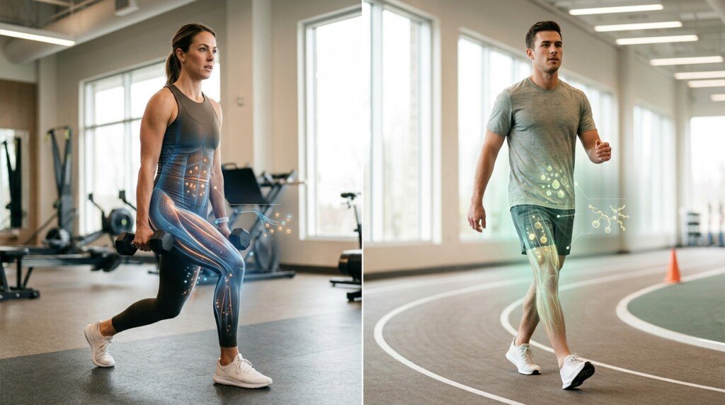 Exercise increases fat burning