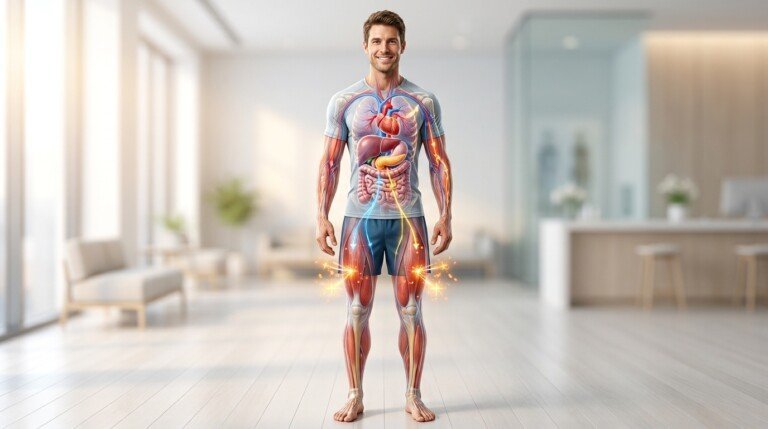 Fast Metabolism explained with healthy lean body and energy production