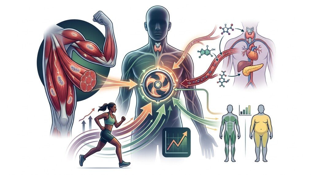Fast Metabolism influenced by muscle mass and daily activity