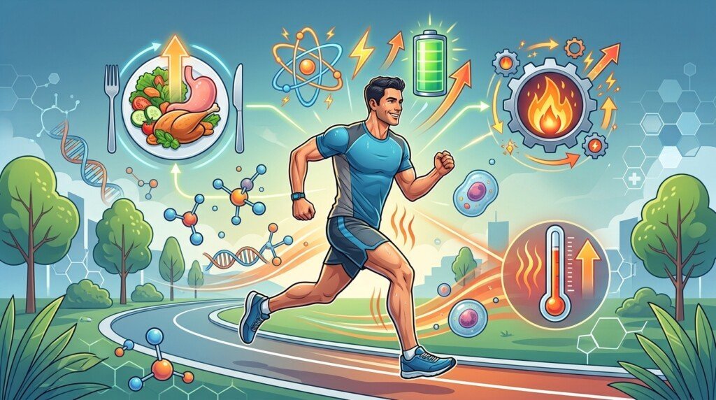 Fast Metabolism showing common physical characteristics