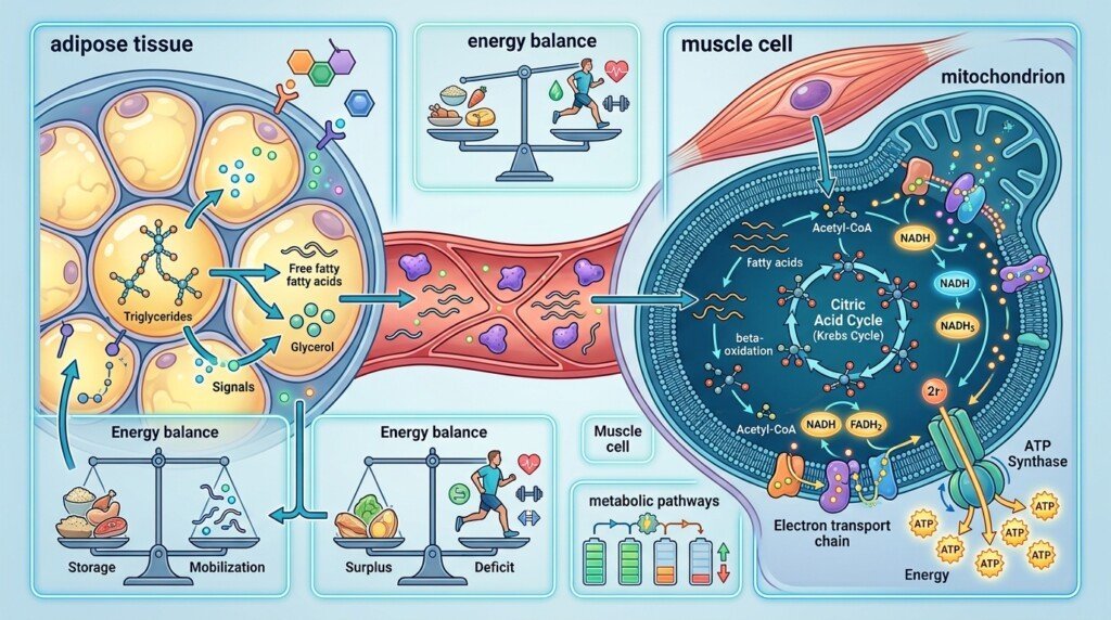 Overview of the fat burning process