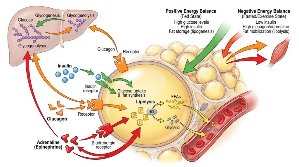 Fat Burning hormones and energy balance
