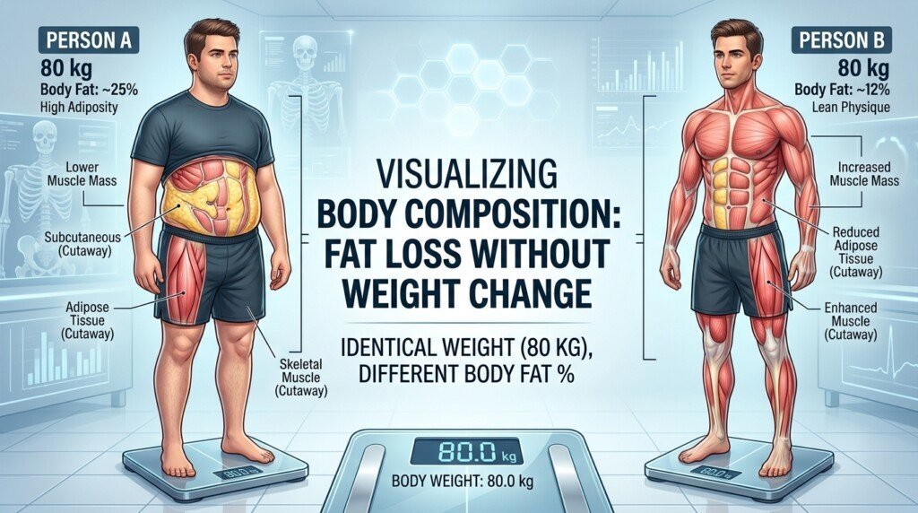 Fat loss without weight loss
