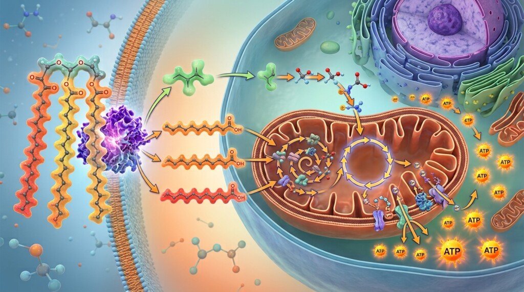 Fat oxidation releases energy