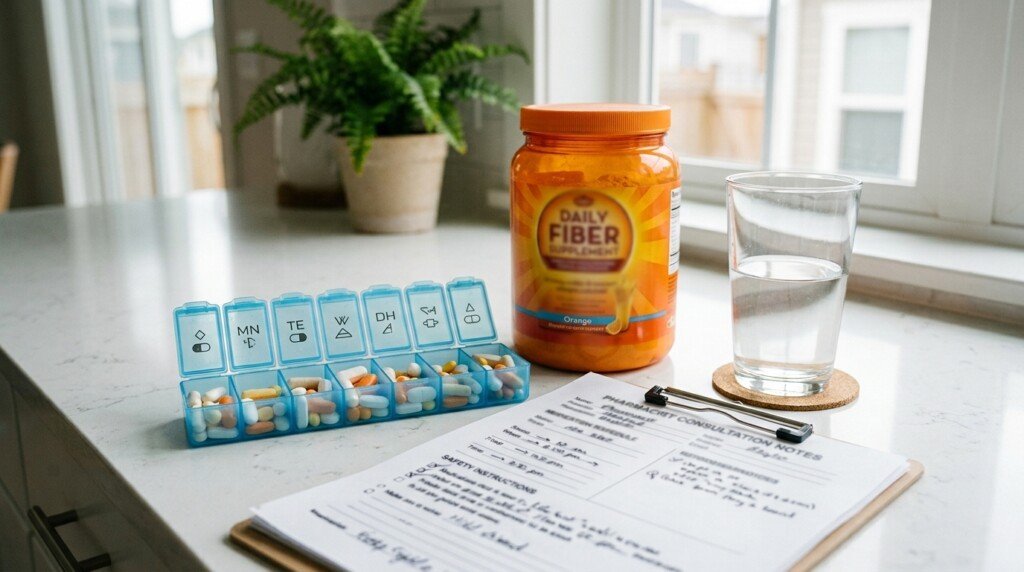 Fiber Supplement Side Effects medication interactions
