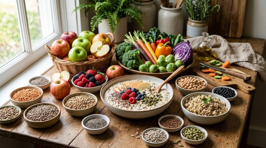 Fiber-rich foods helping control hunger