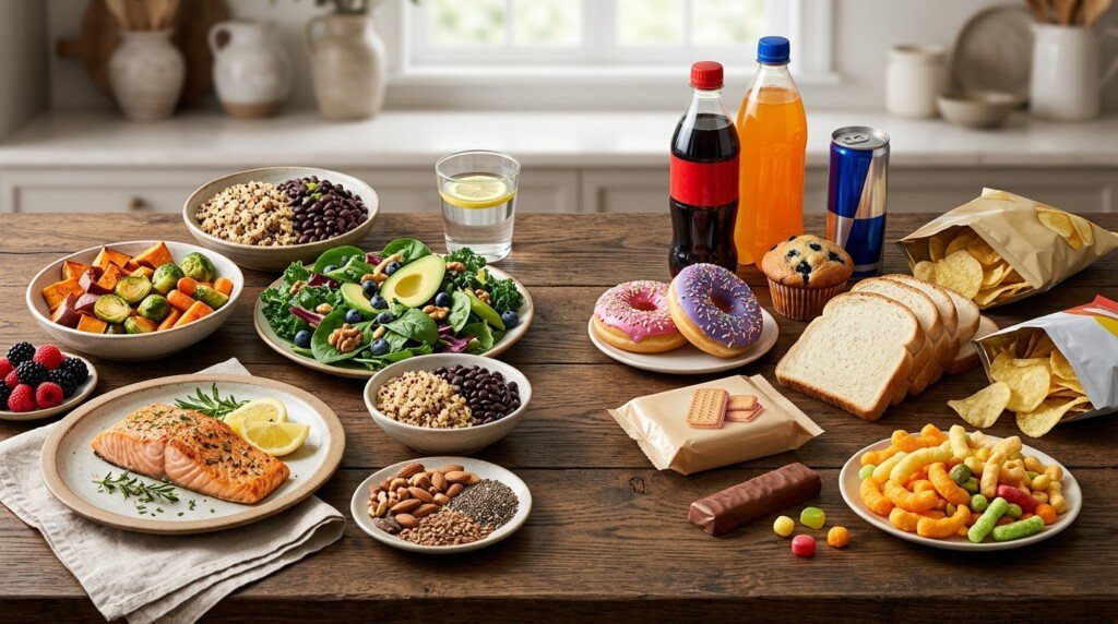Foods to limit for menopause weight loss