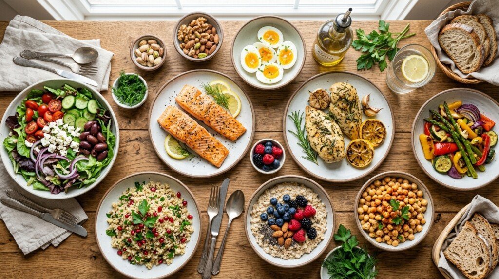 Healthy foods for menopause weight management