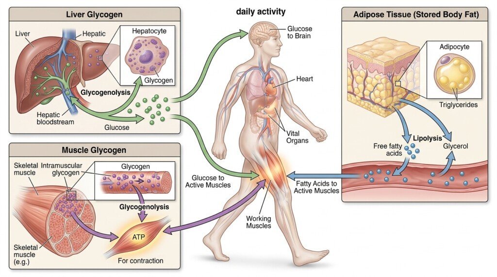 Where Does Your Body Get Energy in a Calorie Deficit fat oxidation