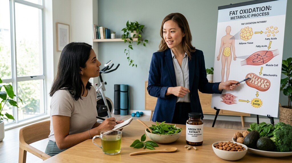 How Green Tea Extract Helps with Weight Loss fat oxidation