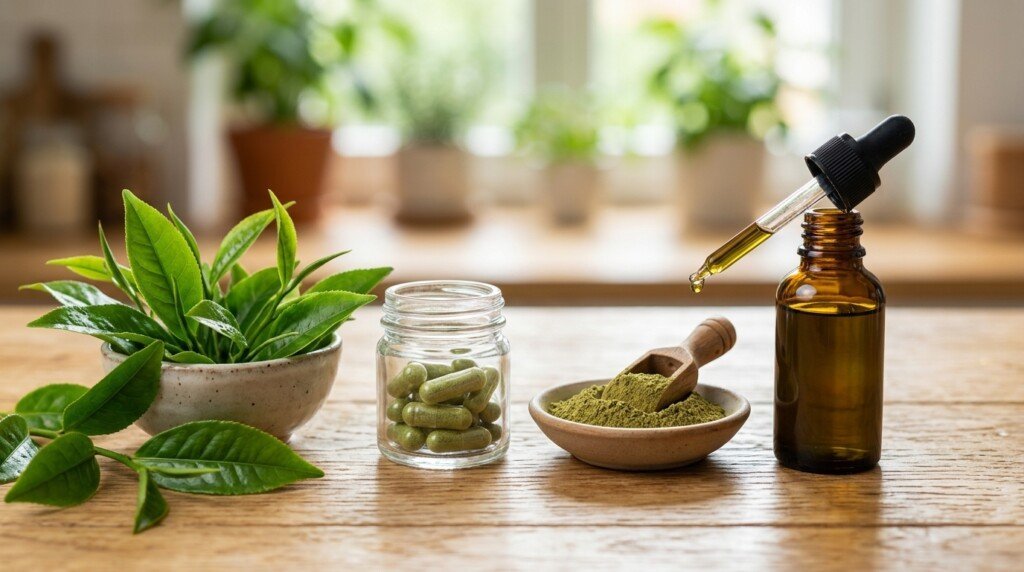 How to Take Green Tea Extract for Weight Loss supplement forms