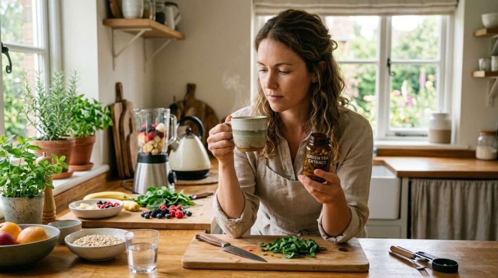 Green Tea Extract vs Green Tea lifestyle comparison