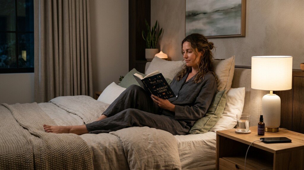 Healthy bedtime routine for metabolic health