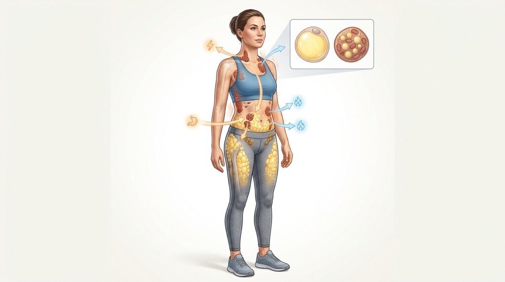 Healthy body fat types and metabolism