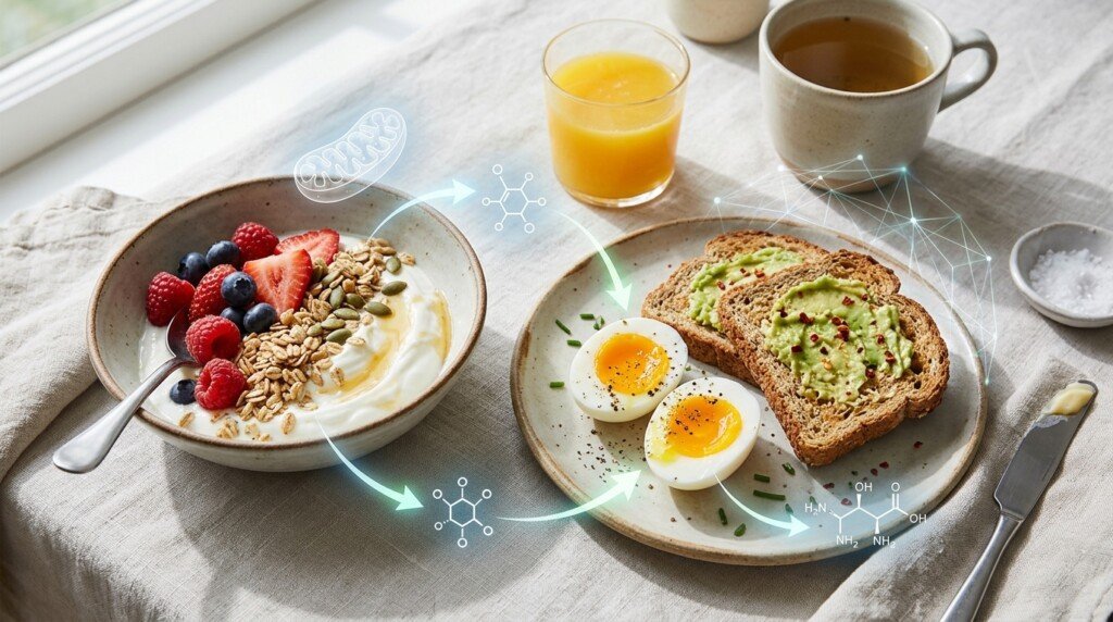 Morning Routine to Boost Metabolism includes a balanced breakfast