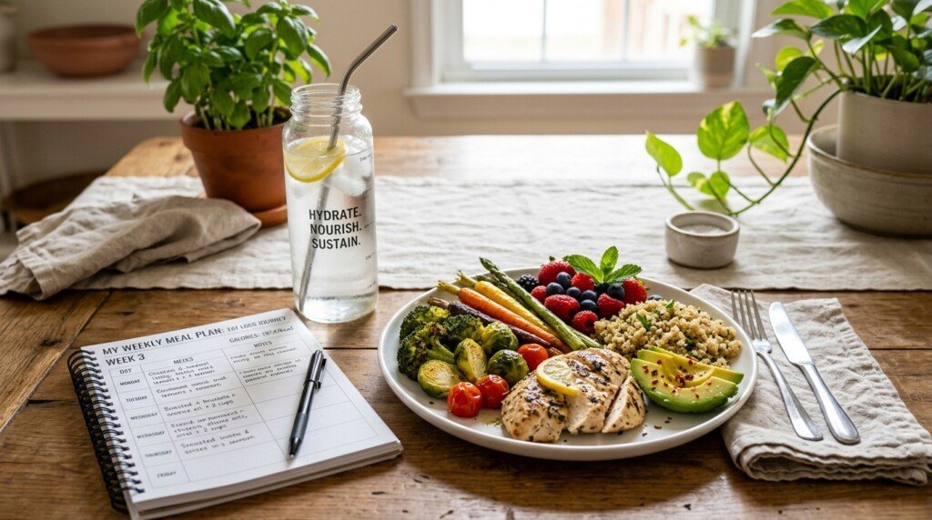 Creating a sustainable calorie deficit