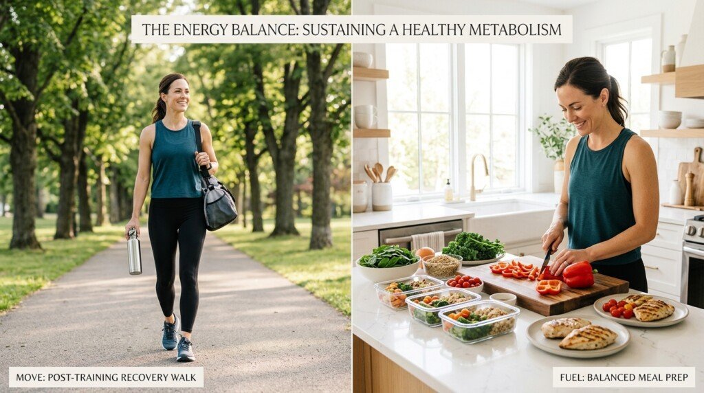 Healthy energy balance and body composition