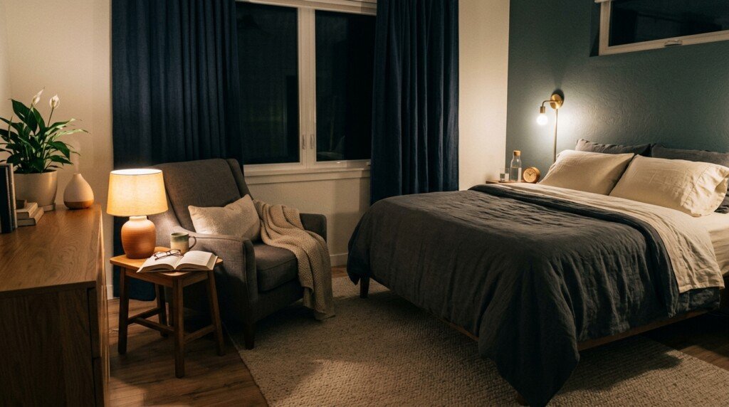 Healthy evening lighting for better sleep
