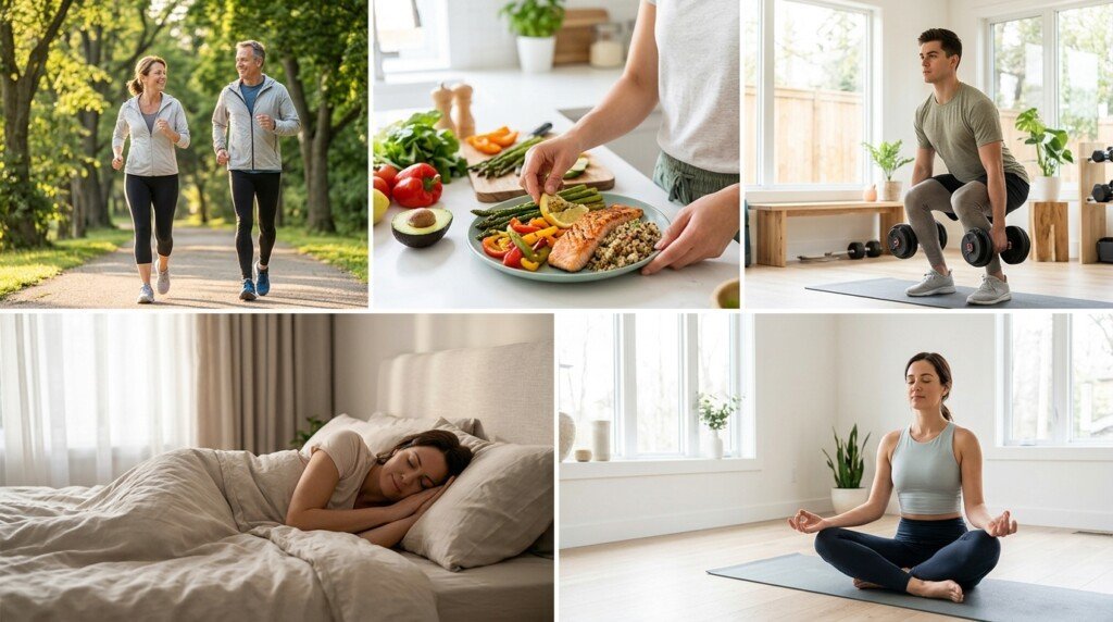 Healthy lifestyle habits supporting metabolism