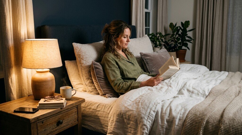 Healthy bedtime routine