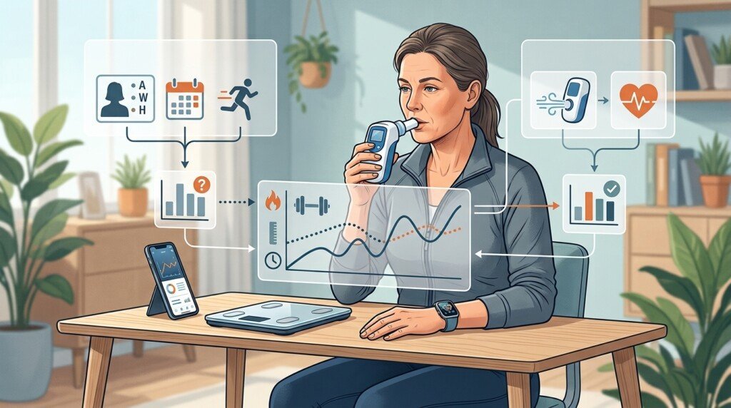 Home Metabolism Test estimates metabolism rather than measuring it directly