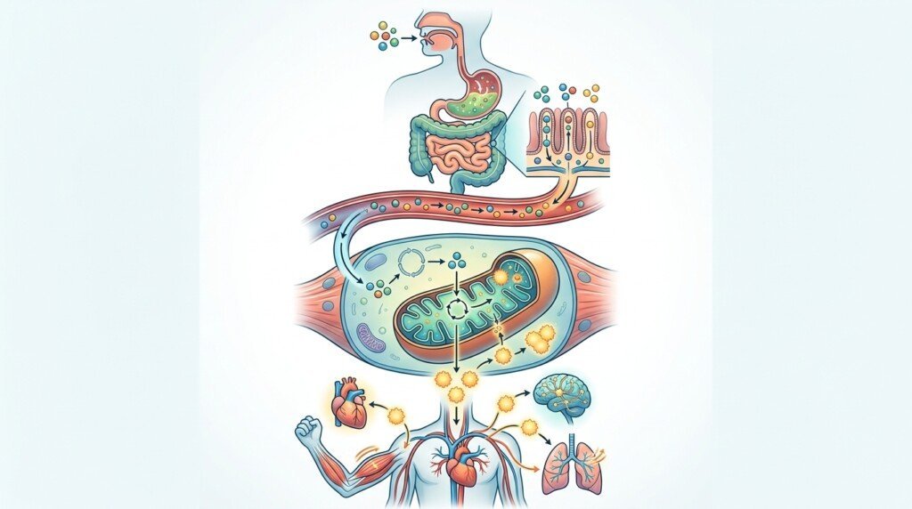 How the body converts food into energy
