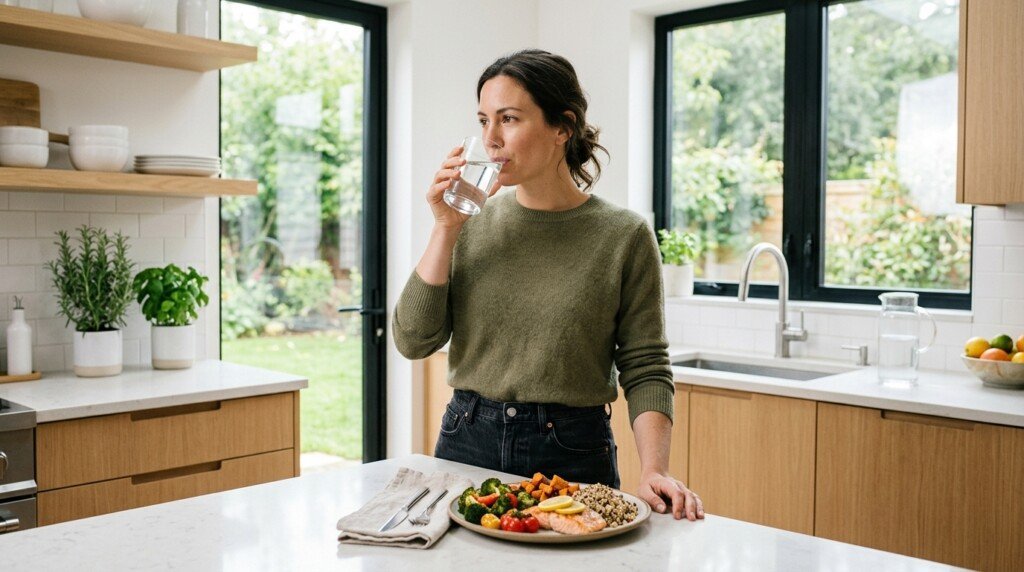 Drinking water to support healthy appetite control