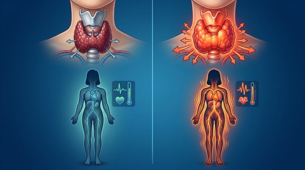 Thyroid and Metabolism affected by hyperthyroidism