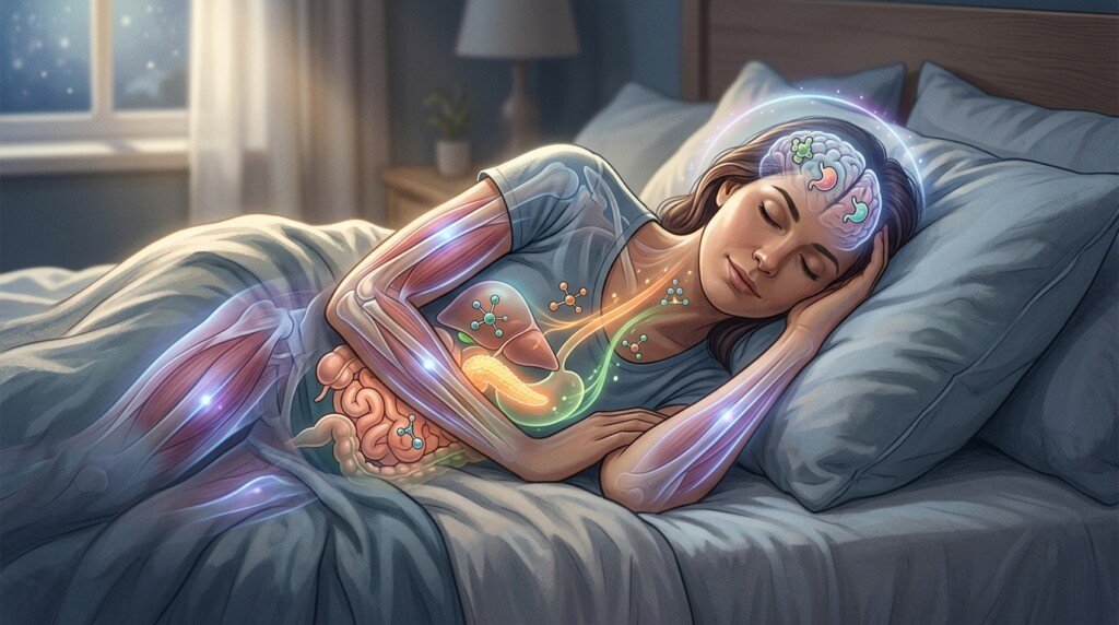 Recommended sleep duration for healthy adults